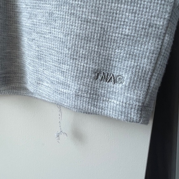 TNA Wafflex Longsleeve Crop XS grey - Picture 2 of 7